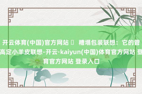 开云体育(中国)官方网站 ▶ 糟塌包装联想：它的管身采选高定小羊皮联想-开云·kaiyun(中国)体育官方网站 登录入口