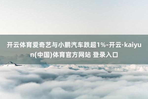开云体育爱奇艺与小鹏汽车跌超1%-开云·kaiyun(中国)体育官方网站 登录入口